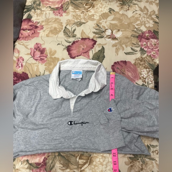 Champion size M adorable 100% cotton cropped collared shirt - Picture 3 of 6